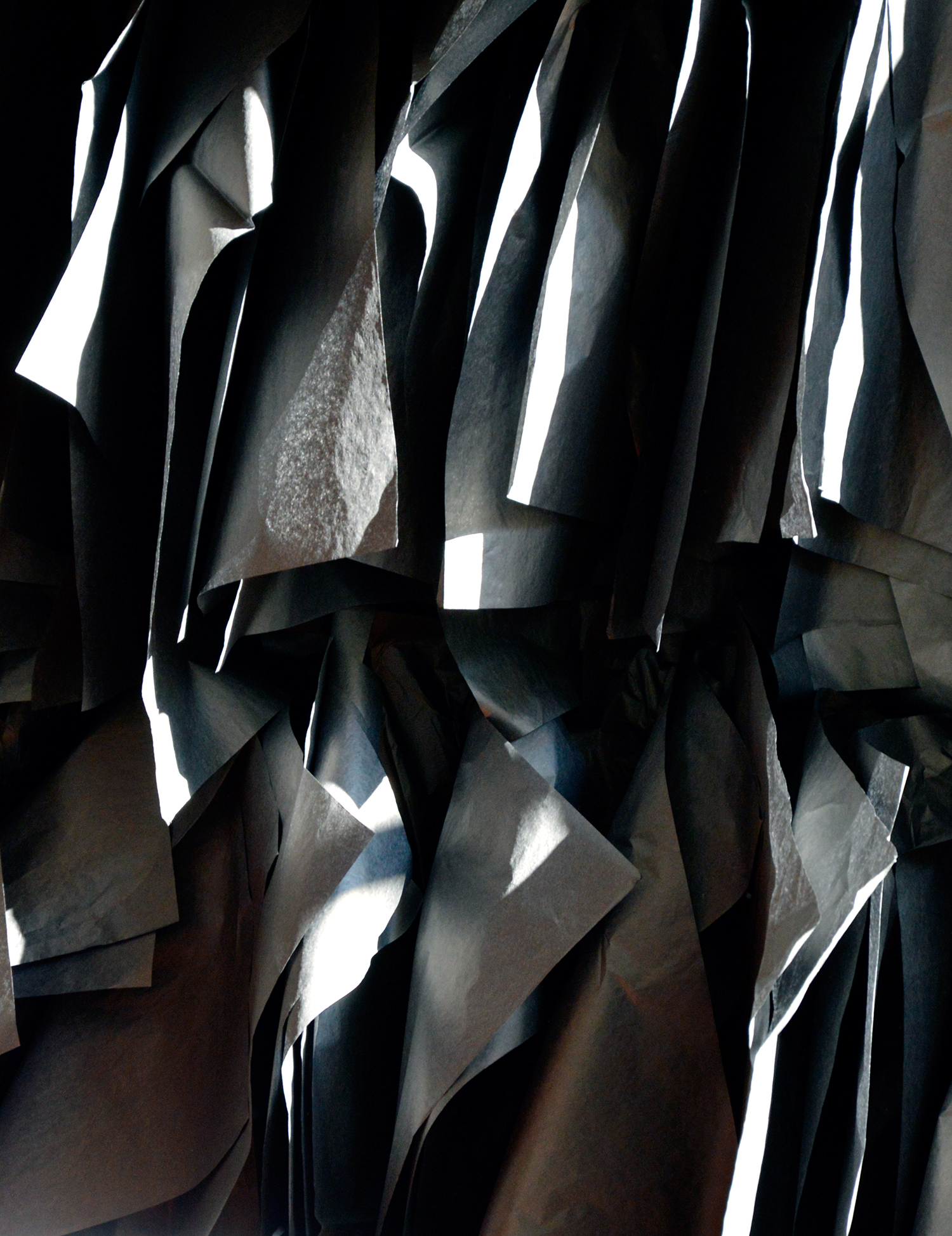 Joël Andrianomearisoa, 'Black Paper', detail, 2014