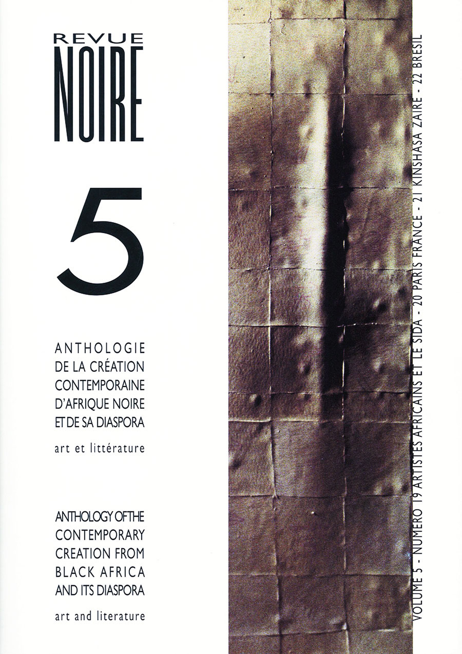 Livre 'Anthologie Revue Noire Magazine Vol. 05' N° 19 à 22