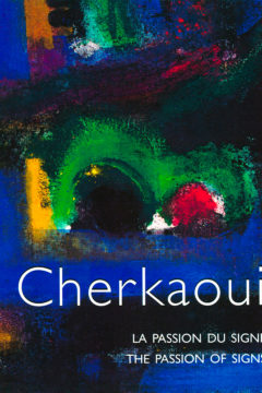 Livre 'Cherkaoui, La Passion du Signe', monographie, Revue Noire 1996