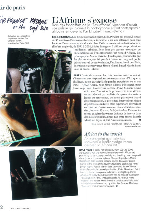 Air France inflight – sept 2010