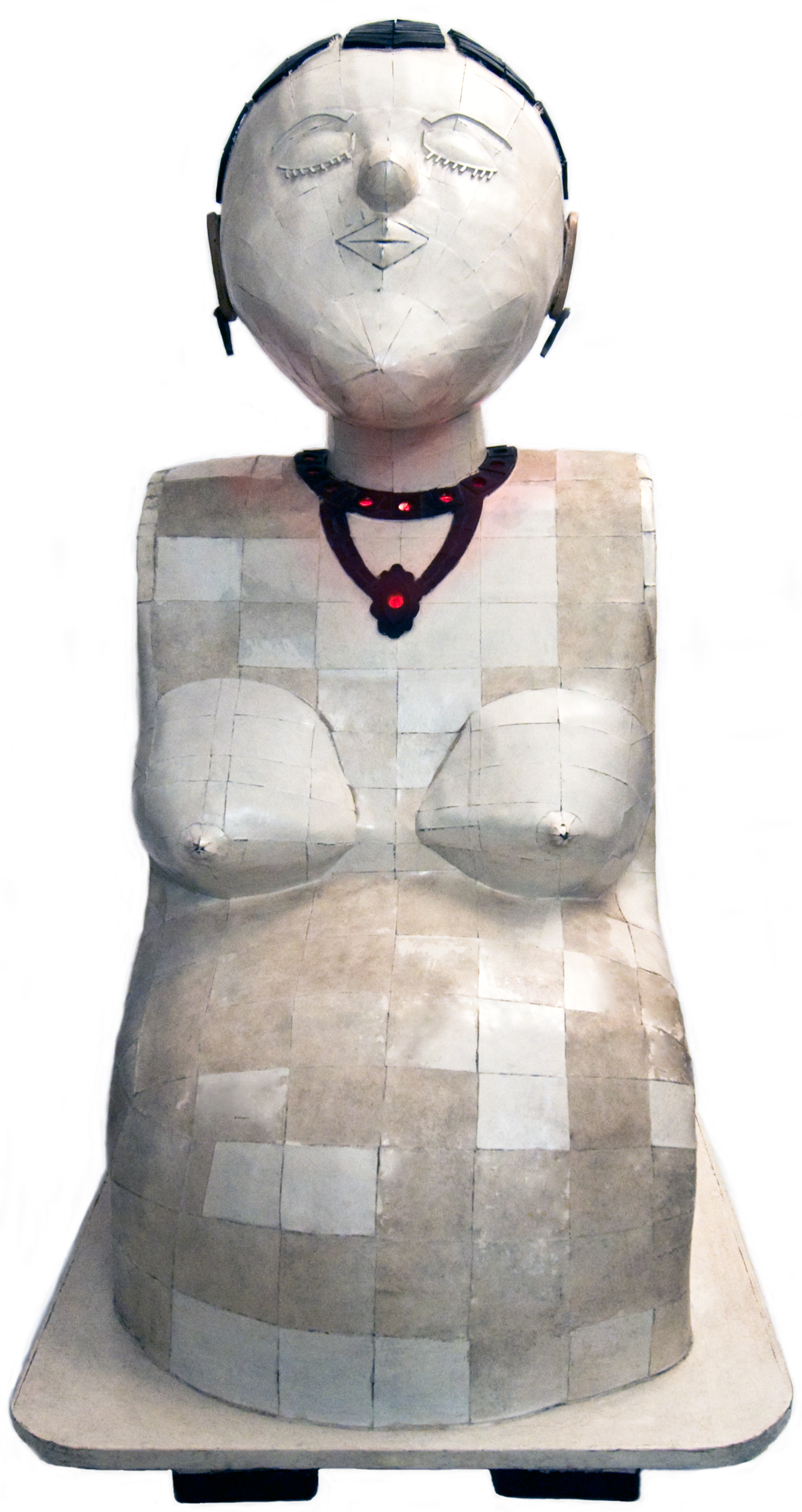 Pume Bylex, 'Maternité', sculpture mix media, 1988-1994