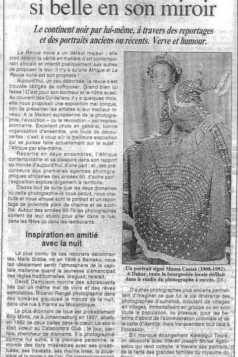 Le Figaro – mai 1998