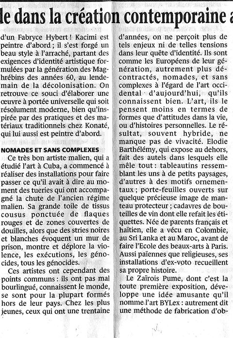 Le Monde – mars 1997