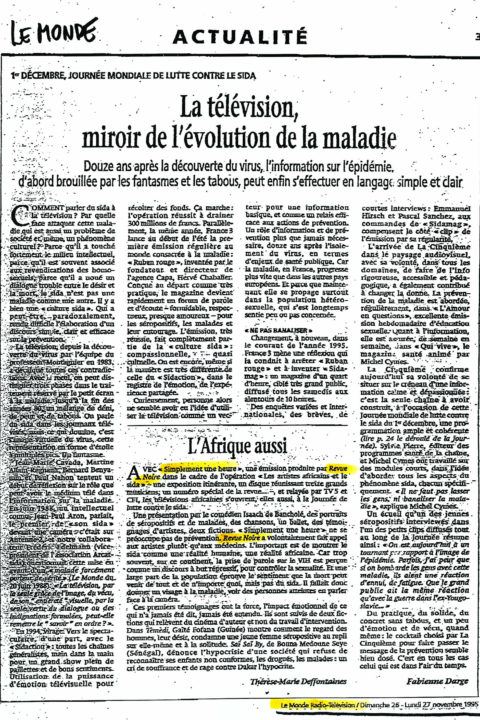 Le Monde – nov 1995