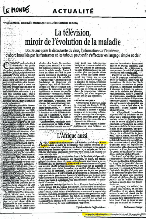 Le Monde – Nov 1995