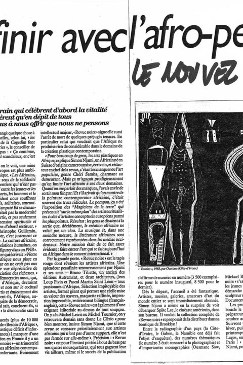 Nouvel Observateur – Aout 1992