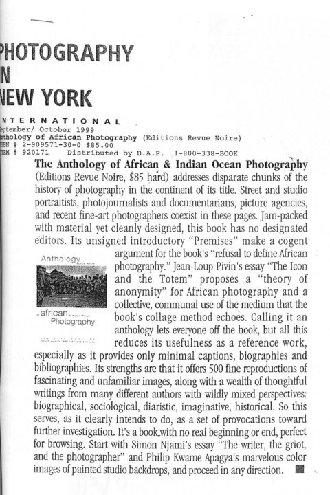 Photography in New York – 1999