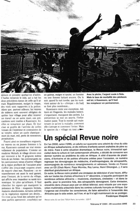 Télérama – nov 1995