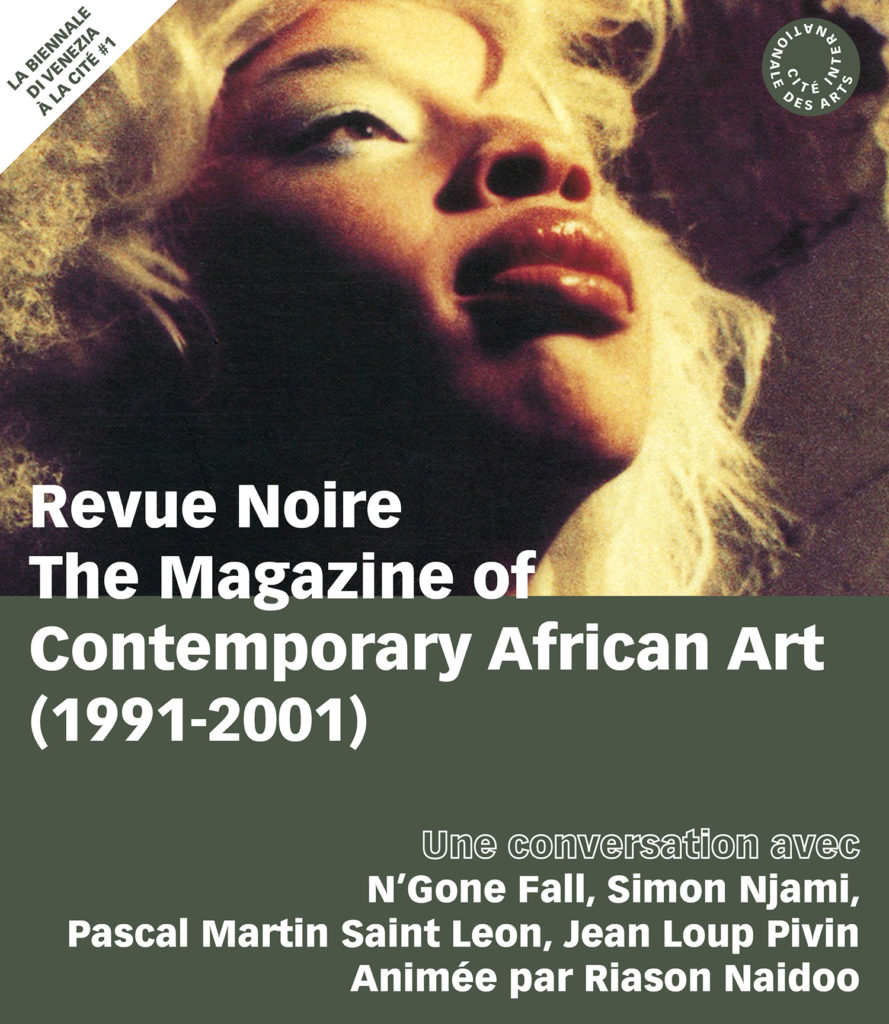 Conversation Revue Noire, Cité des Arts, N'Goné Fall, Simon Njami, Jean Loup Pivin, Pascal Martin Saint Leon, Raison Naidoo, septembre 2019